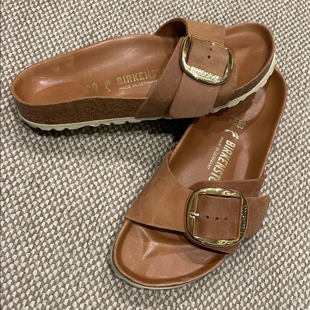 Birkenstock Madrid Big Buckle Oiled Leather - Picture 16 of 16